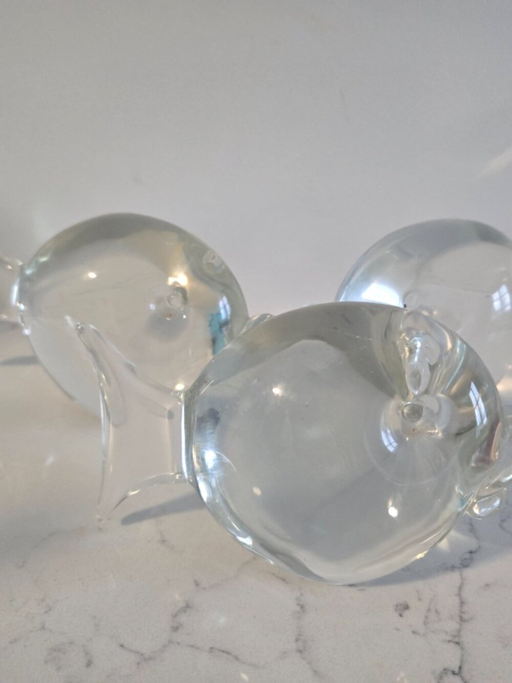 Elio Raffael Murano Glass Fish Trio - Picture 4 of 6
